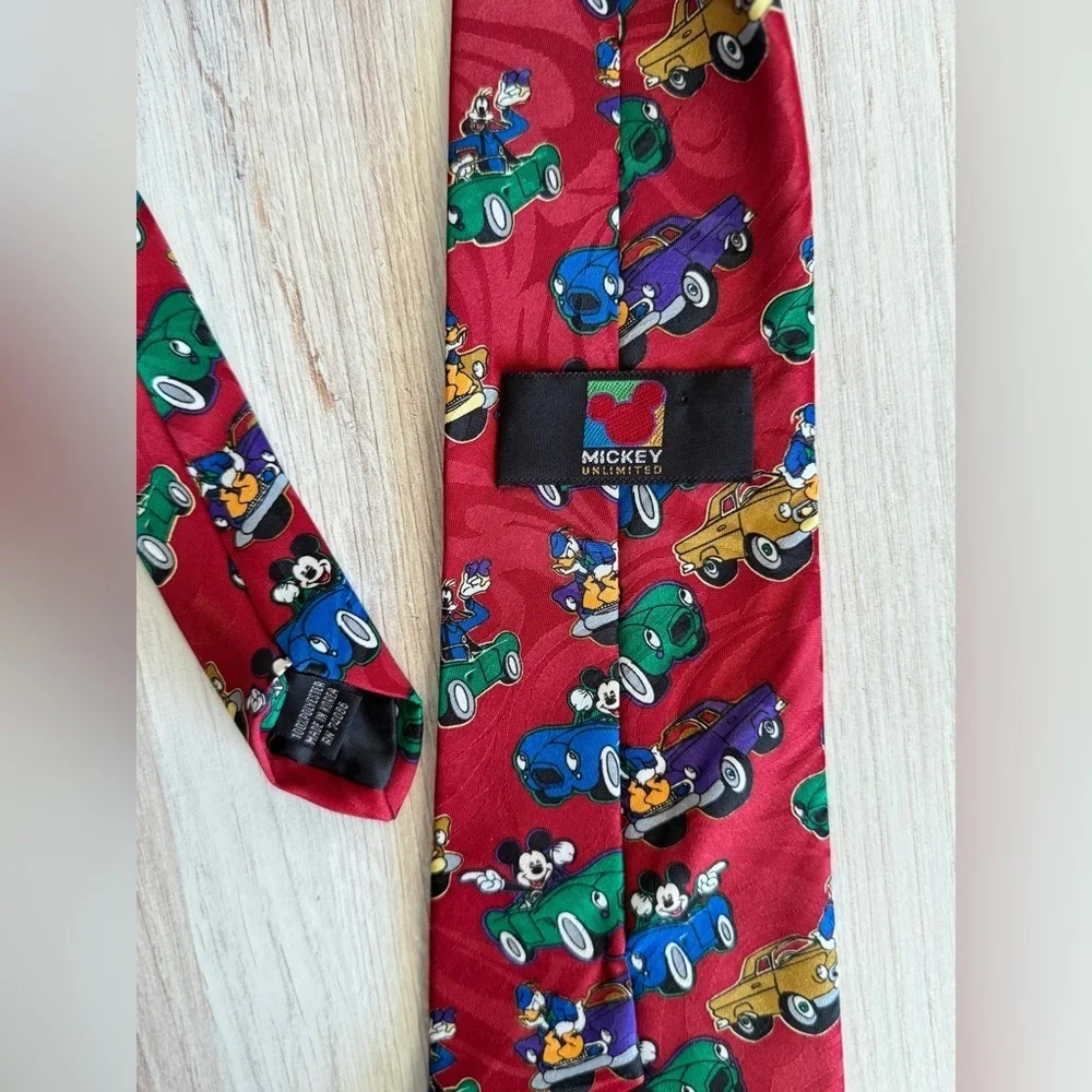 ✨ Vintage Walt Disney Mickey Mouse Tie – Mickey Unlimited, 59” ✨ - Picture 2 of 2